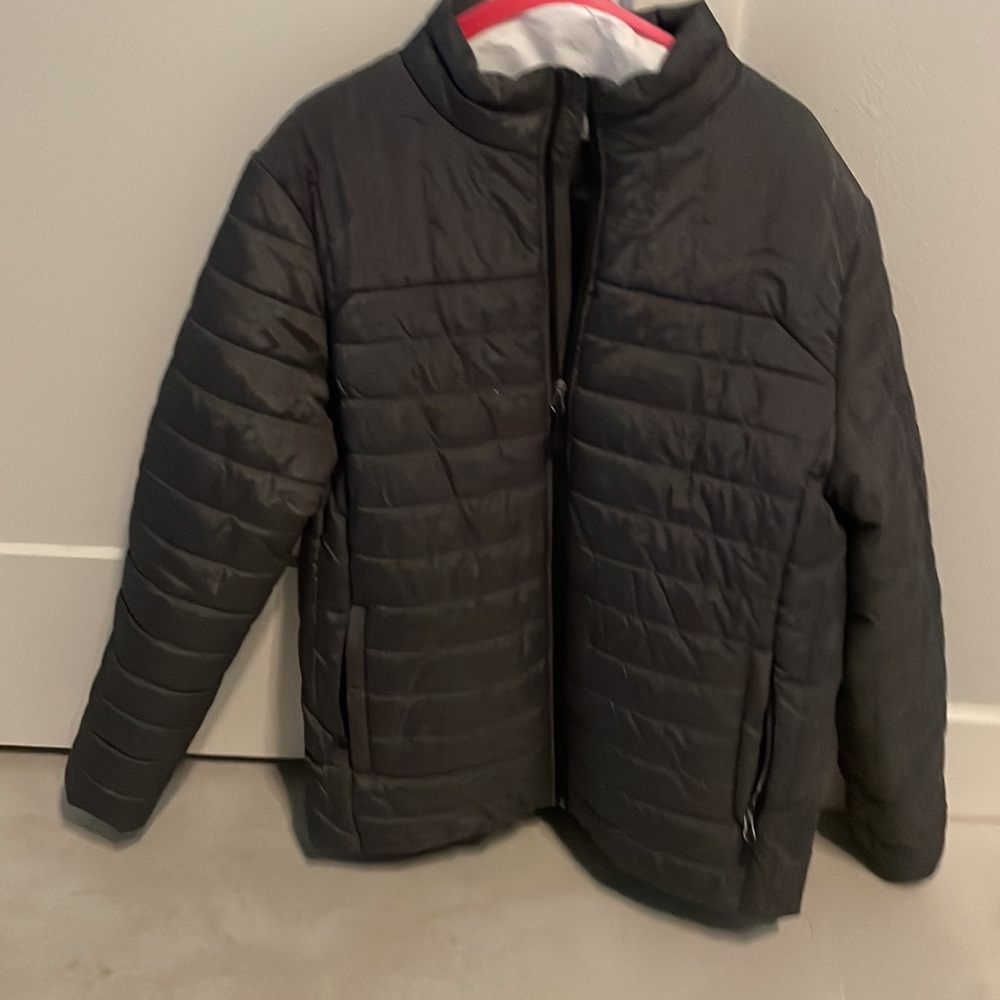 Dark gray, Slalom men’s puffer type coat, size large